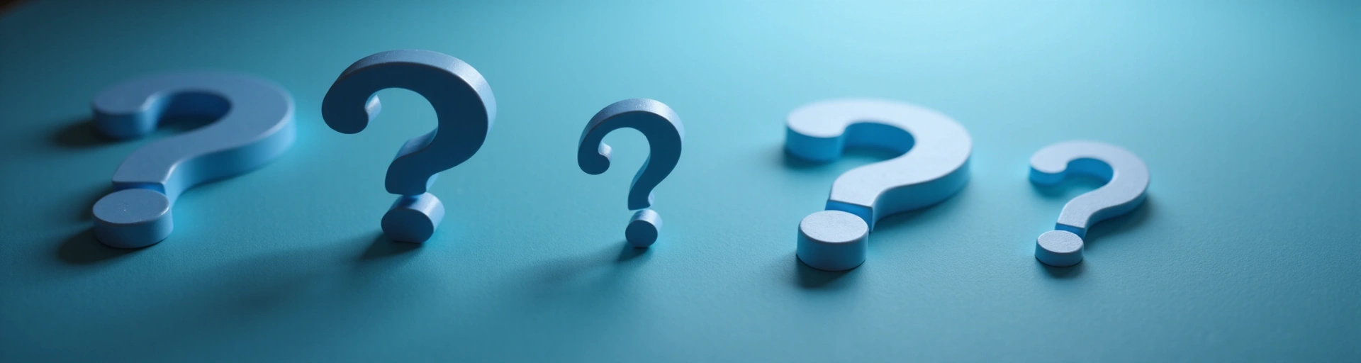 A thought-provoking image with question marks symbolizing common queries and answers